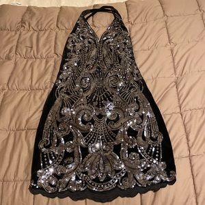 Express sequin dress size S